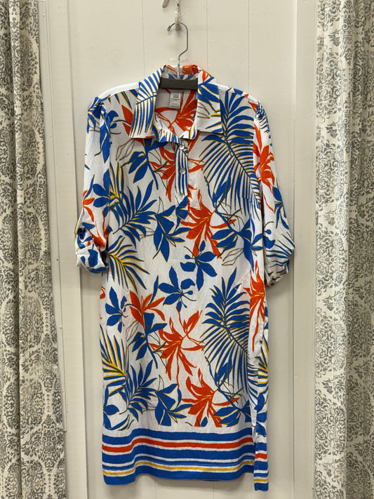 Roll Tab 3/4 Sleeve Shirtdress