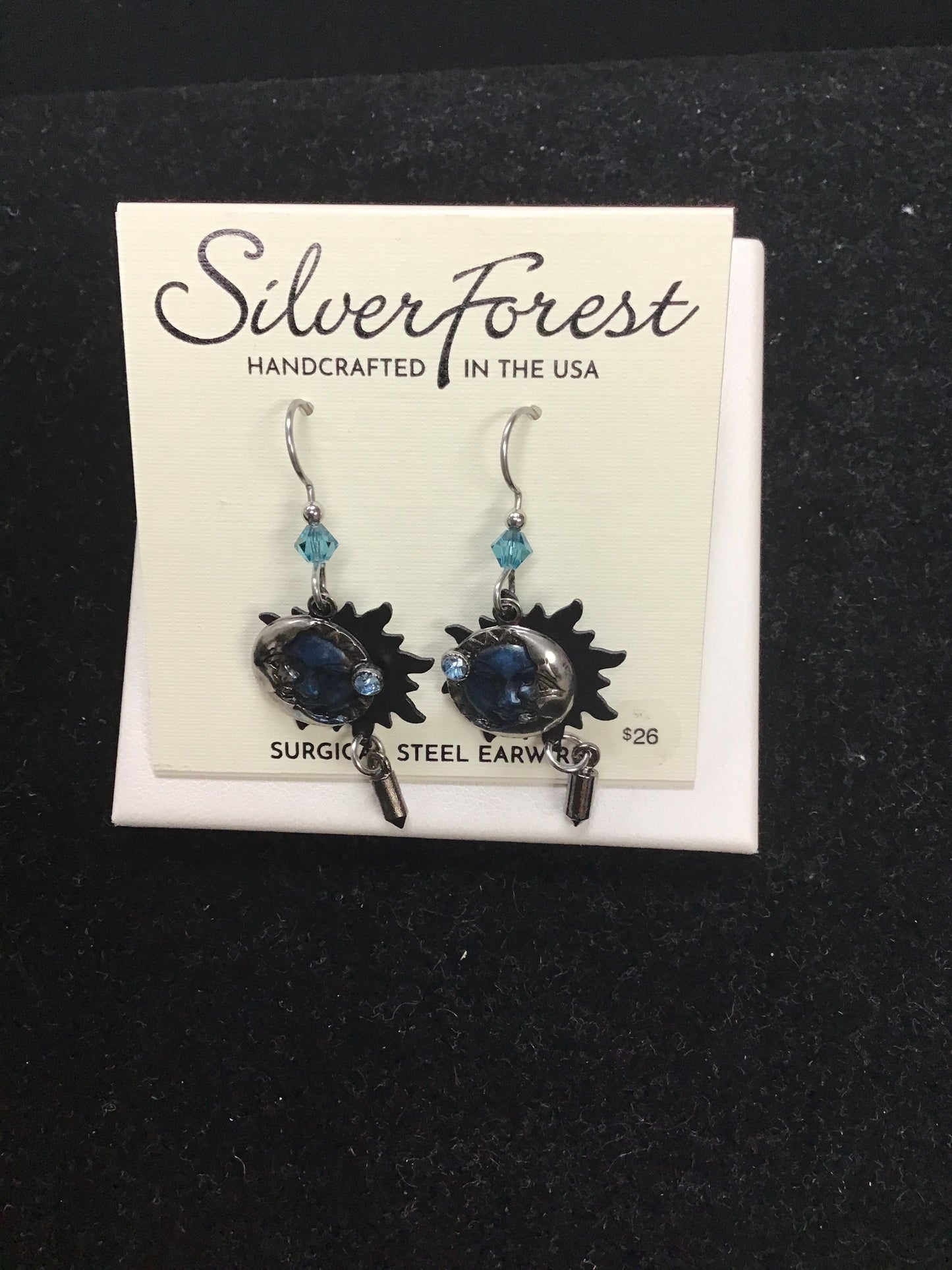 Silver Forest Earring