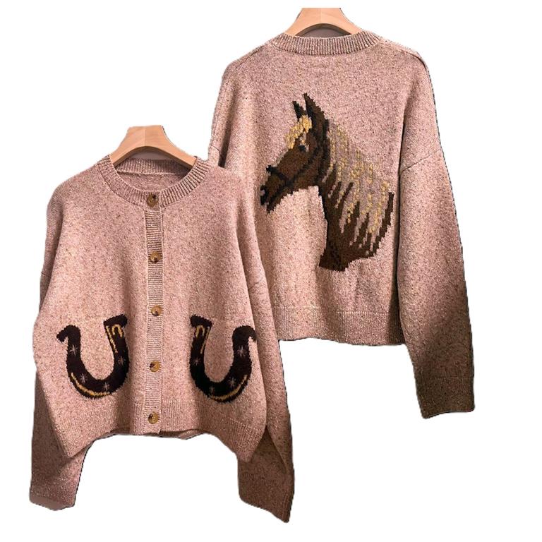 Horse and Horseshoe Sweater