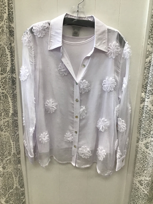Cuffed Sleeve Button Shirt With Tank