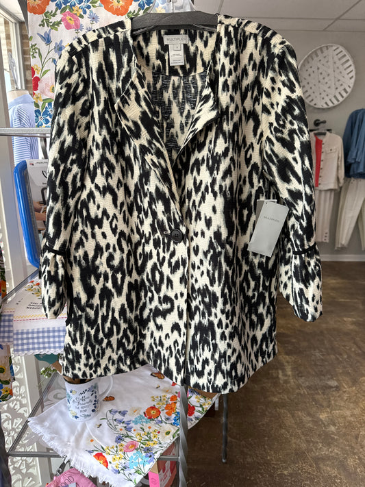 Multiples Grey Leopard Jacket