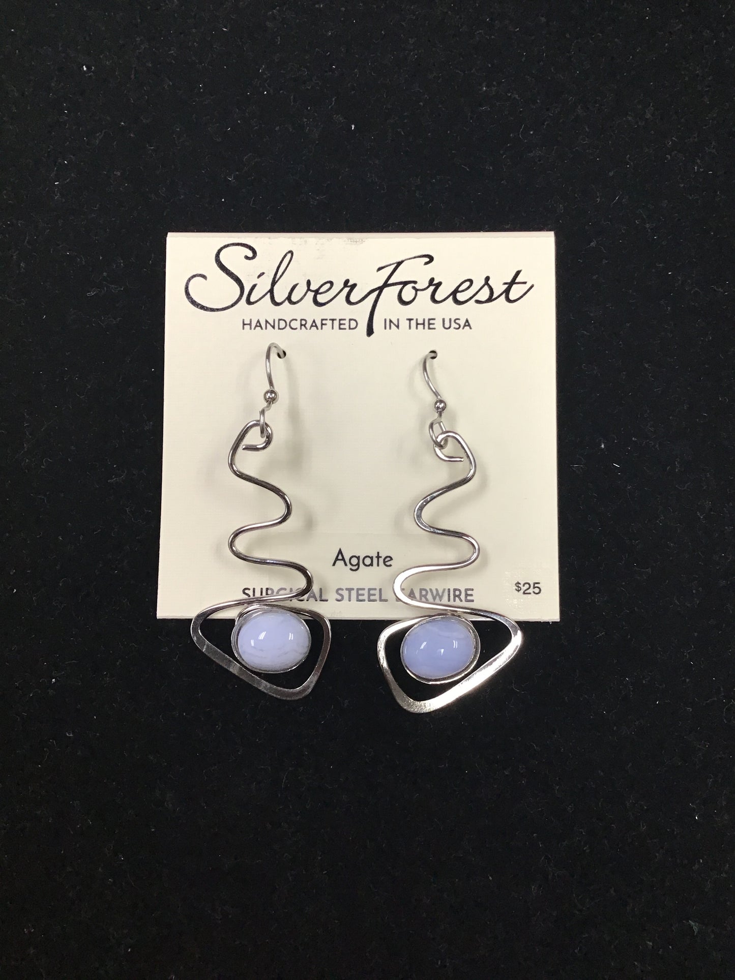 Silver Forest Earring
