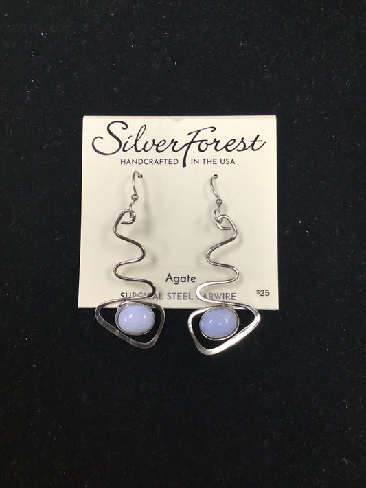 Silver Forest Earring