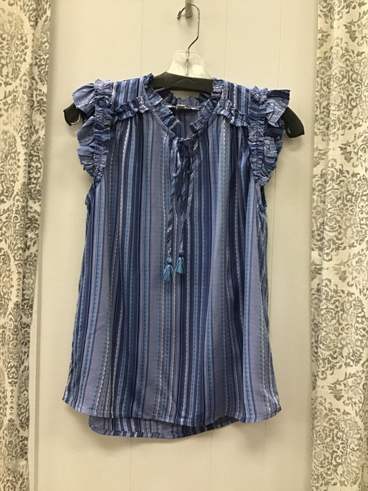 Flutter Sleeve Ruffled Woven Top