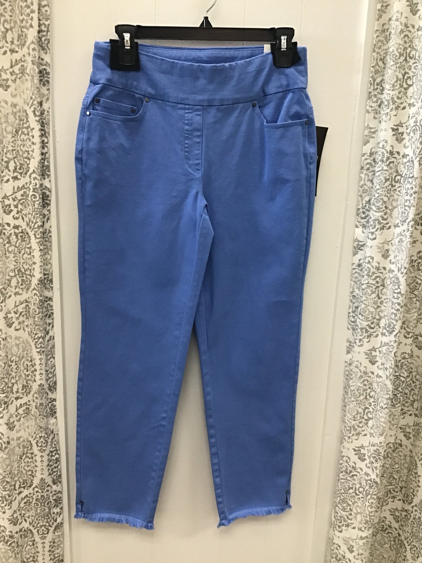 Fringe Hem Ankle Pant
