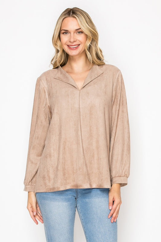 Adam Suede Top