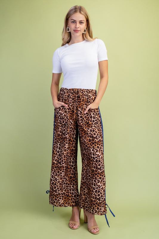 Leopard Print Relaxed Fit Pant