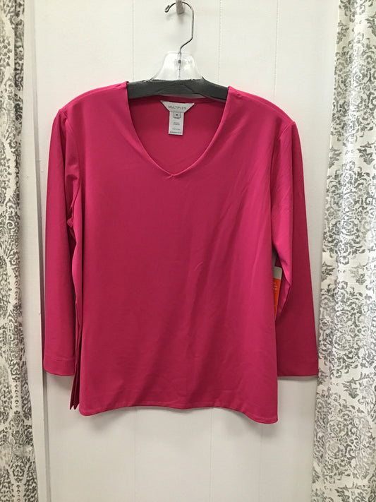 3/4 Sleeve V Neck Top
