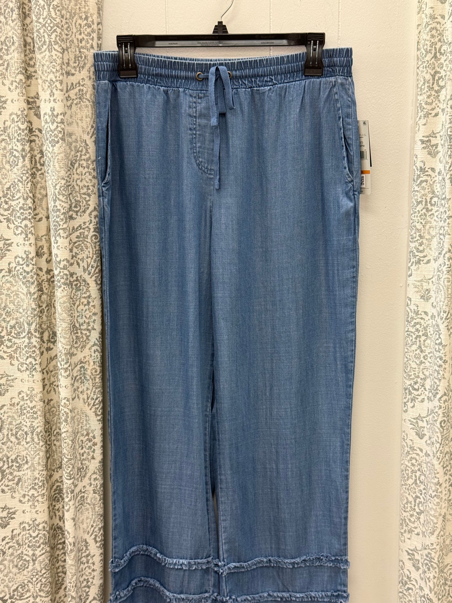 Drawstring Elastic Waist Crop Pant