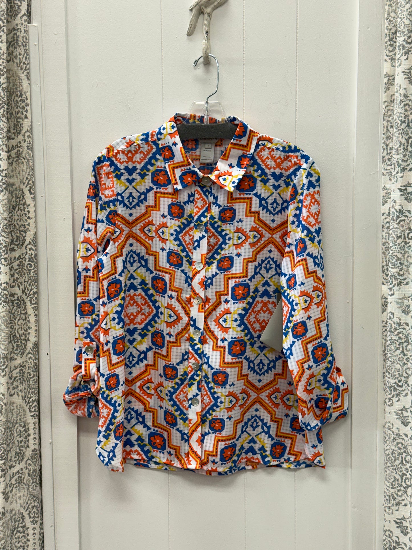 Roll Tab Button Up Front Shirt