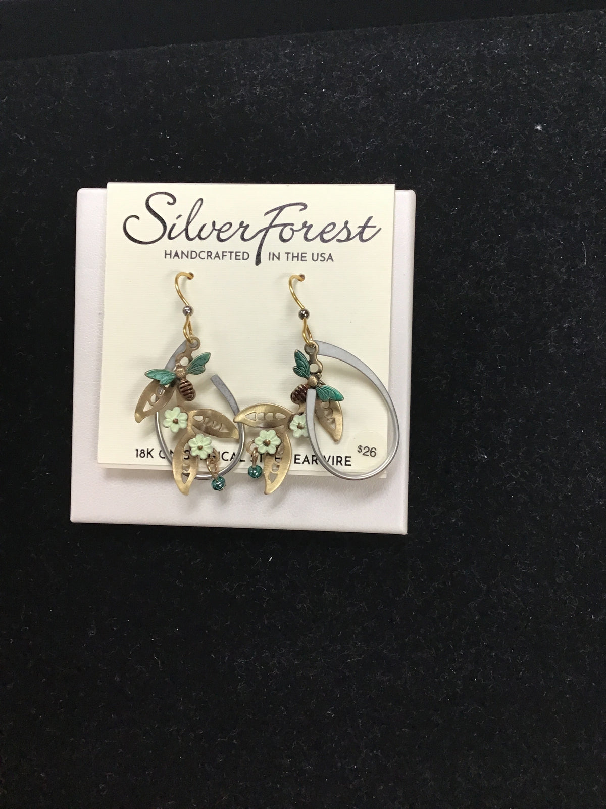 Silver Forest Earring