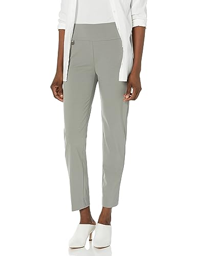 Wide Band Elastic Waist Ankle Pant