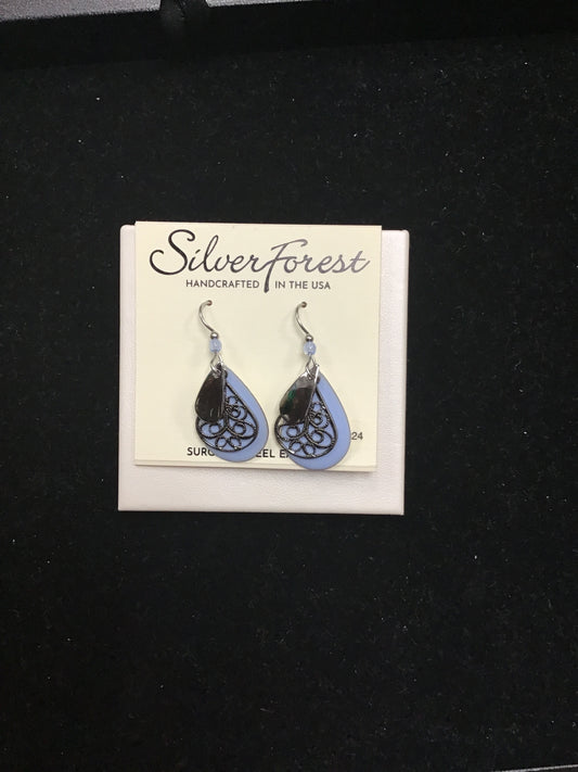 Silver Forest Earring