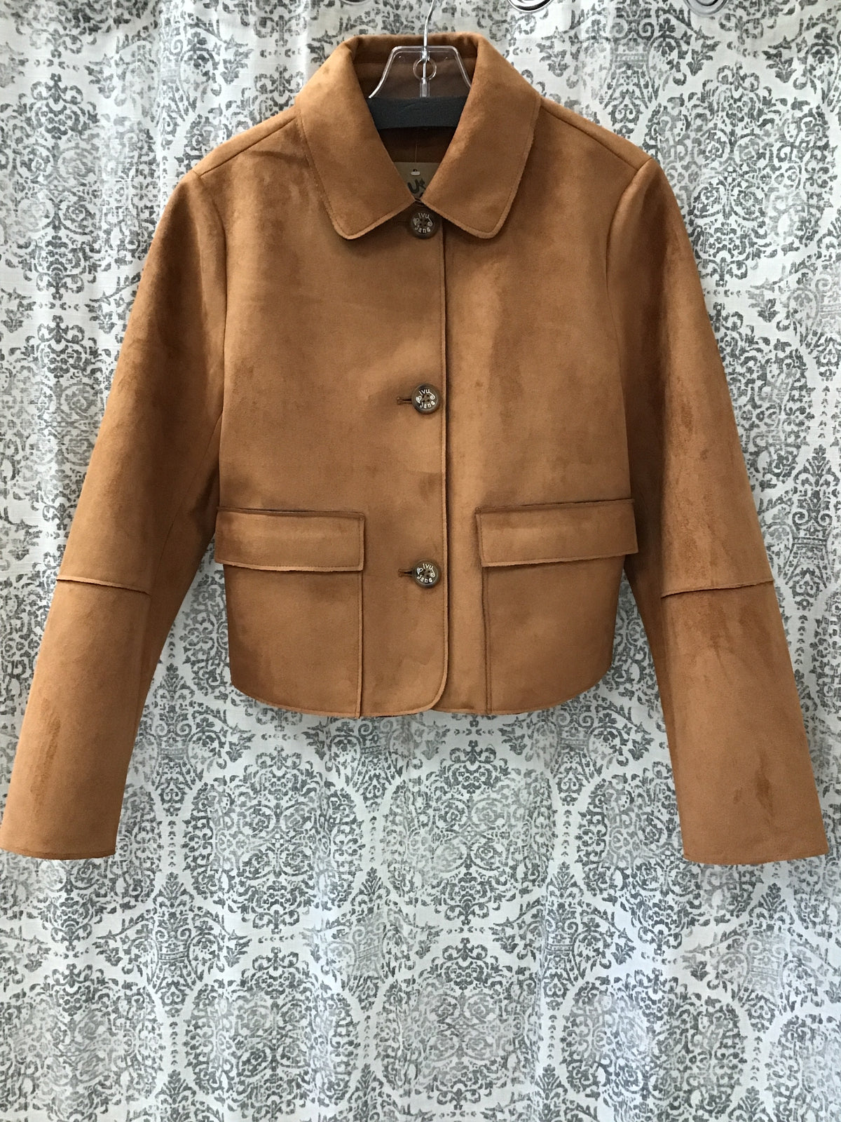 Suede Patch Pocket Jacket