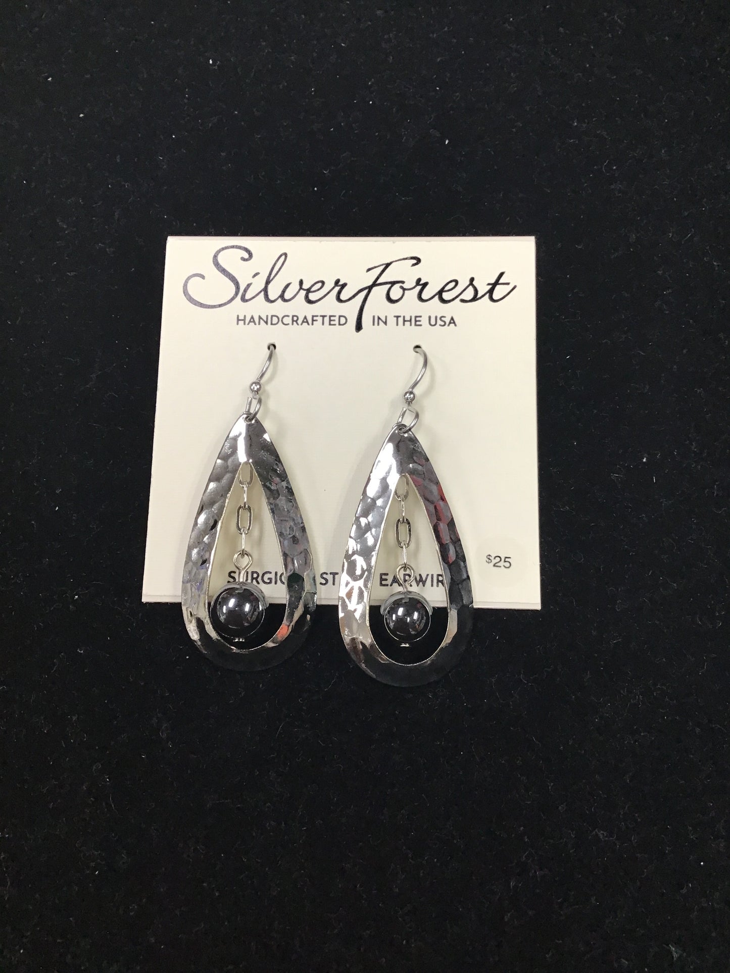 Silver Forest Earring