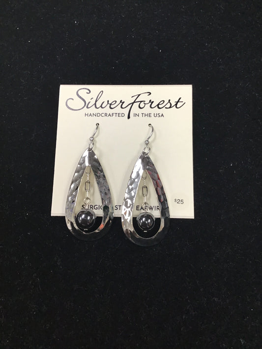 Silver Forest Earring