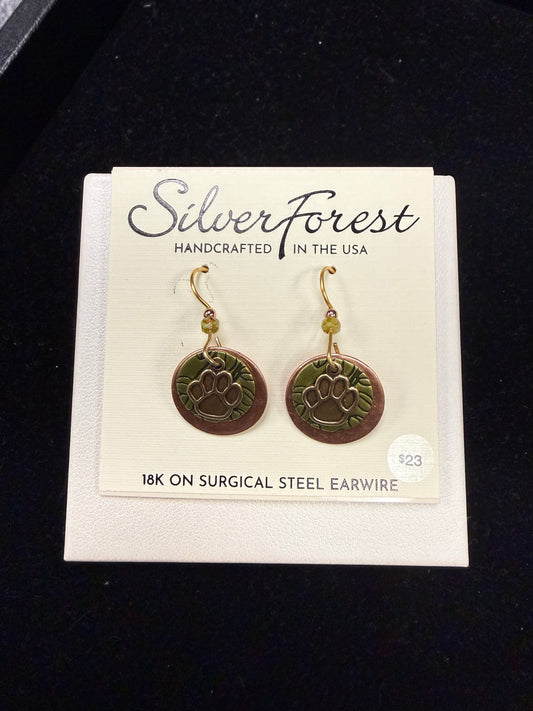 Silver Forest Earring