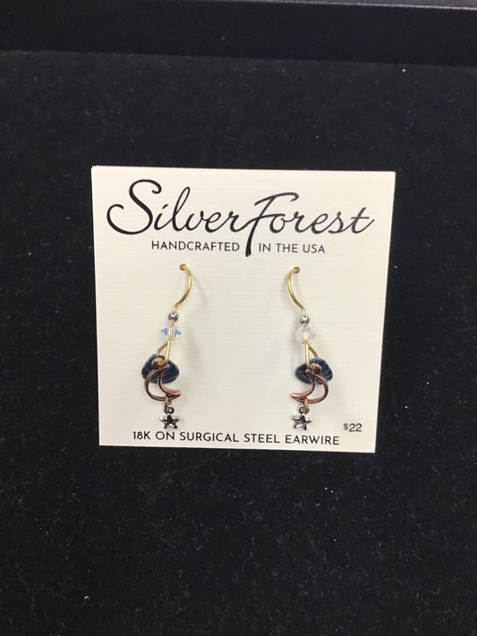 Silver Forest Earring