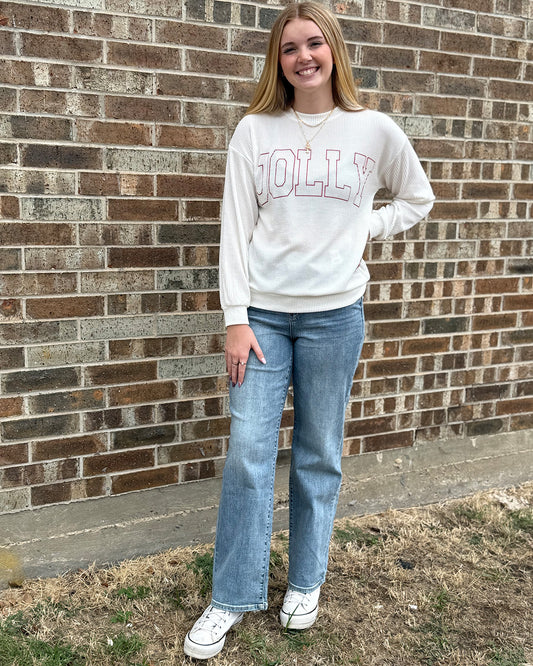 Tres Bien Jolly Ribbon Long Sleeve Tee