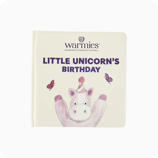 Little Unicorns Birthday - Warmies Book