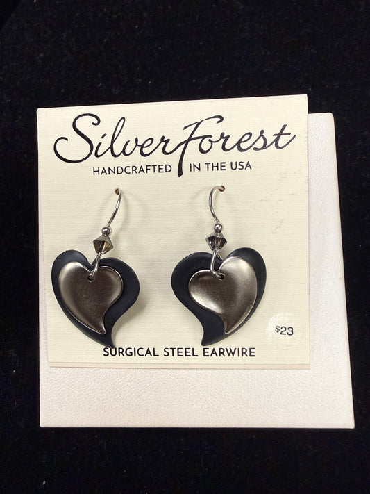 Silver Forest Earring