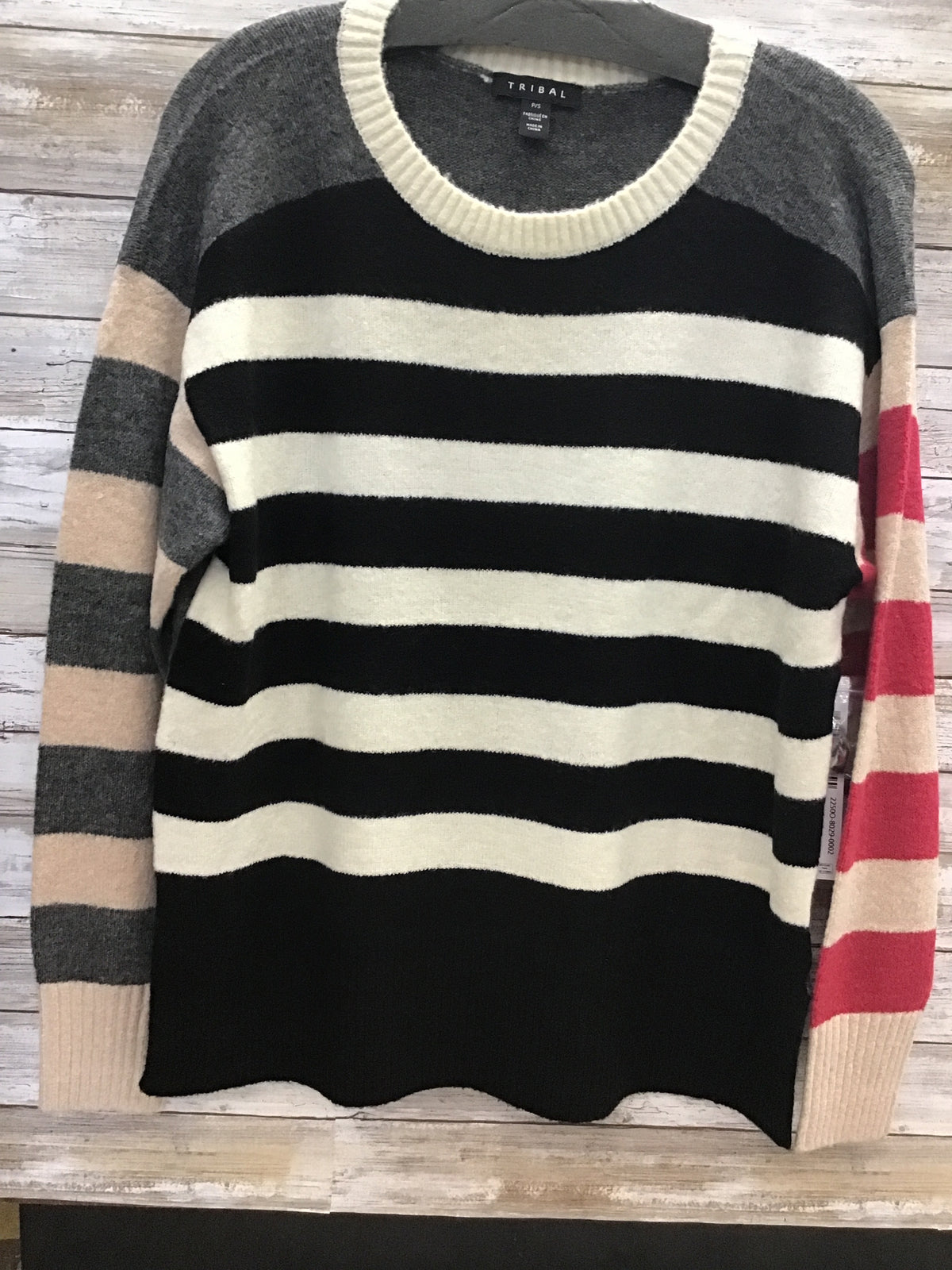 Long-Sleeve Boat Neck Sweater