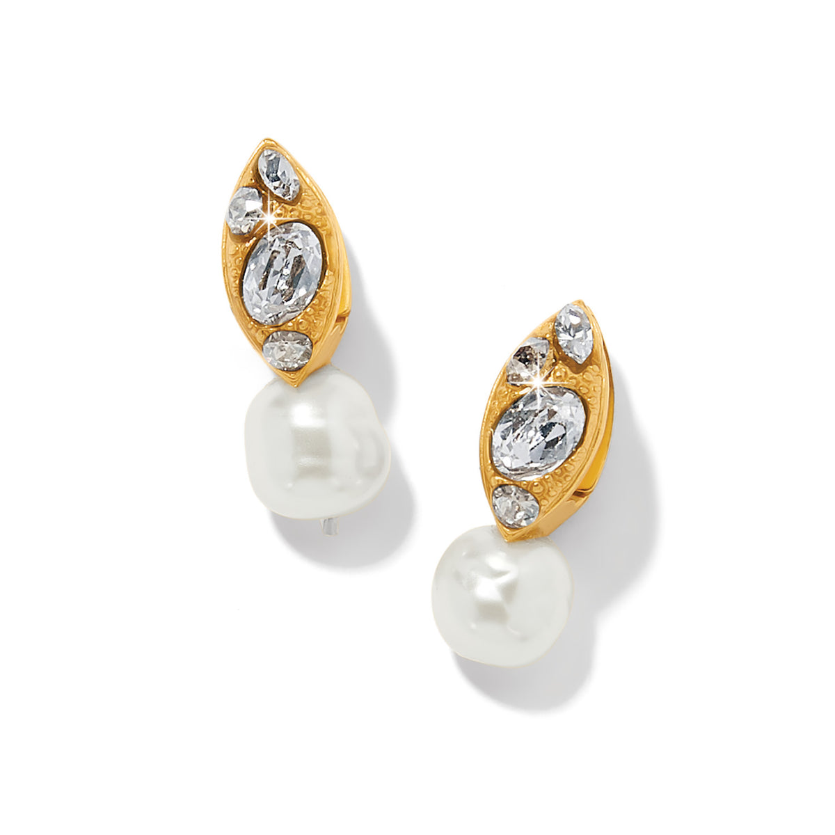 Trust Your Journey Pearl Hug Earrings