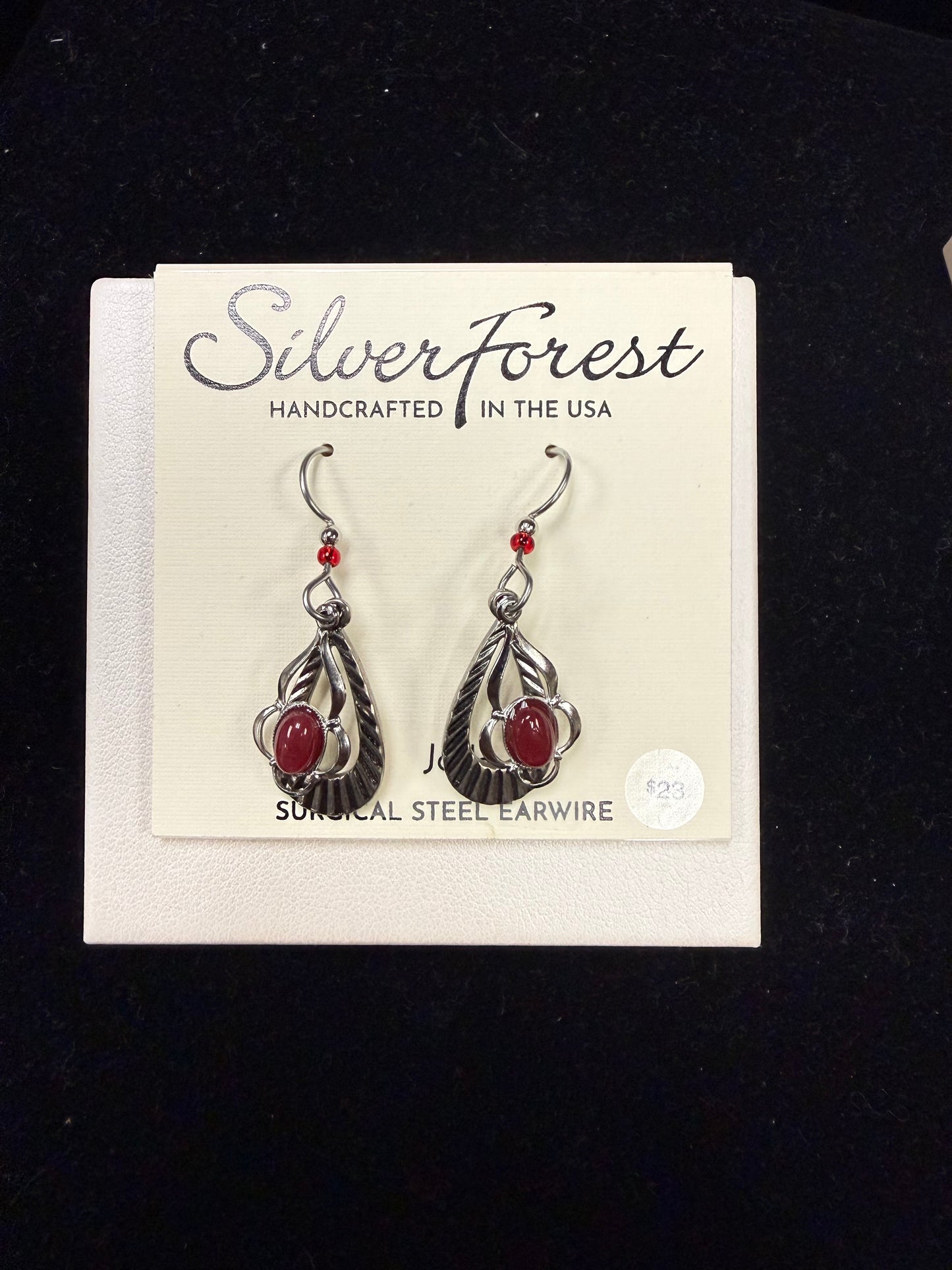 Silver Forest Earring