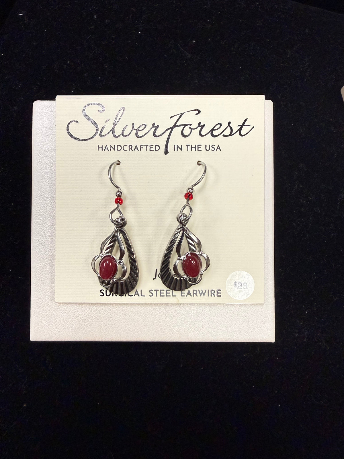 Silver Forest Earring