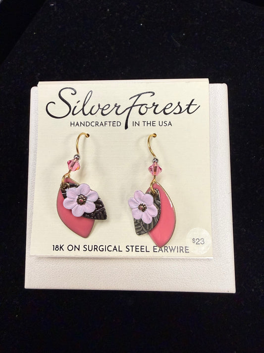Silver Forest Earring