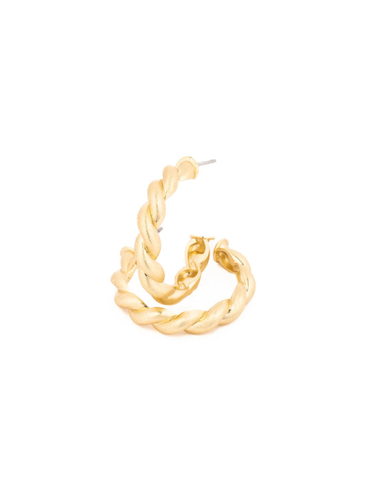 Everly Medium Gold Earrings