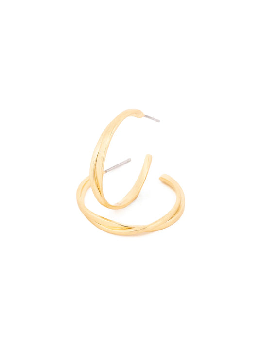 Kat Medium Gold Earrings
