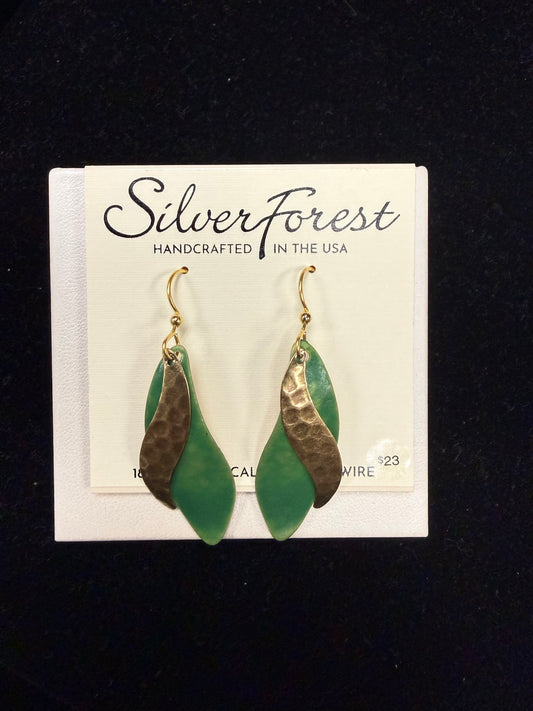 Silver Forest Earring