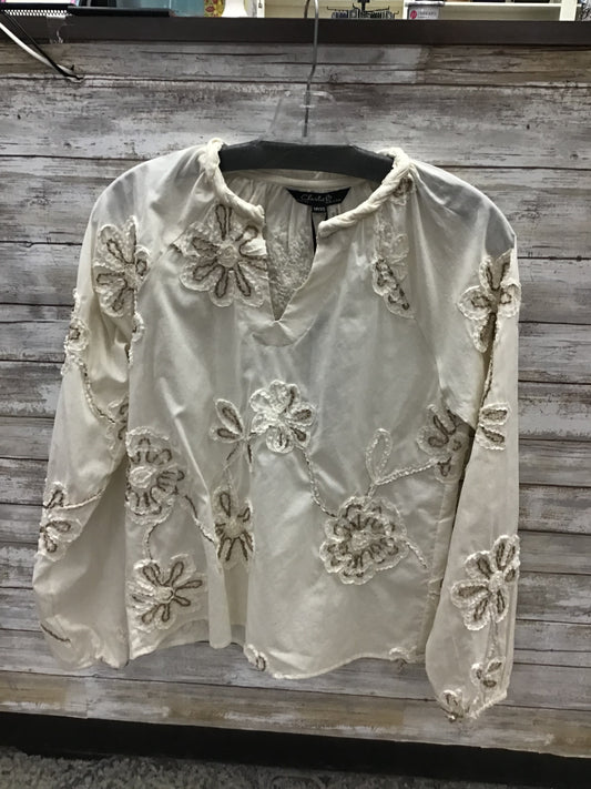 Embroidered Long Sleeve Blouse