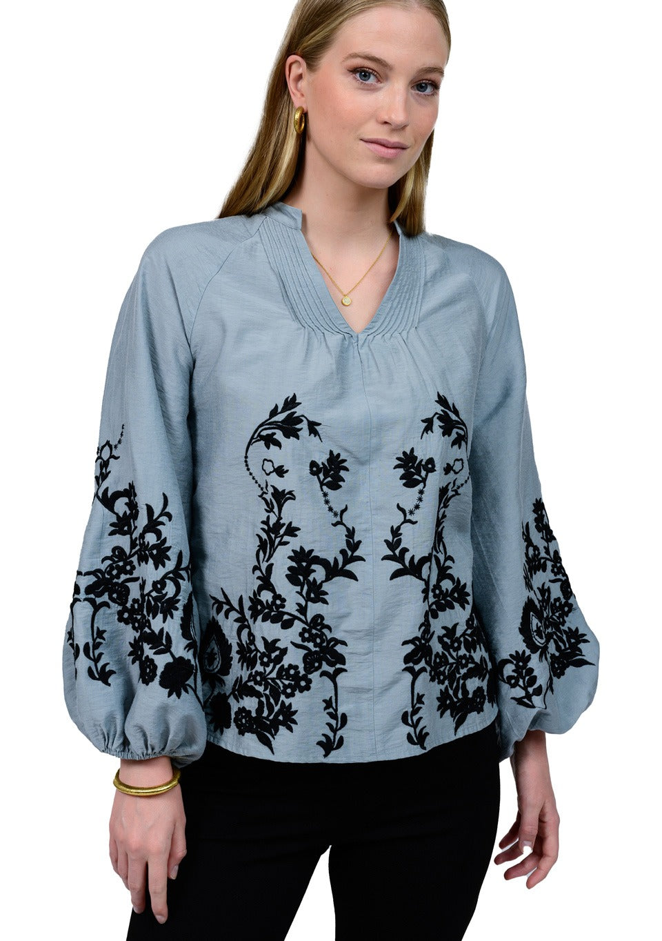 Ivy Jane Poet Embroidered Top