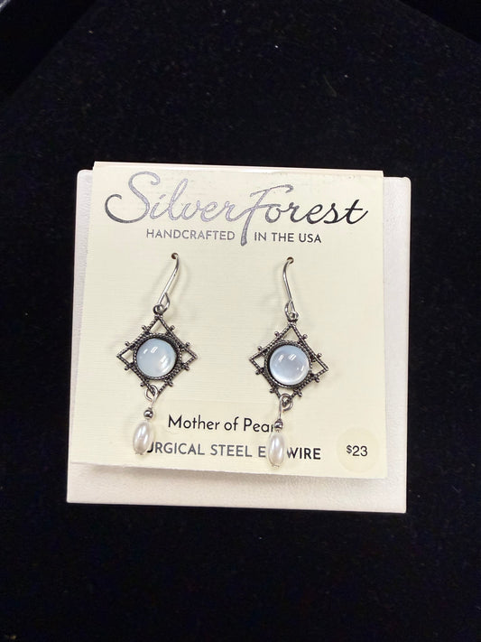 Silver Forest Earring