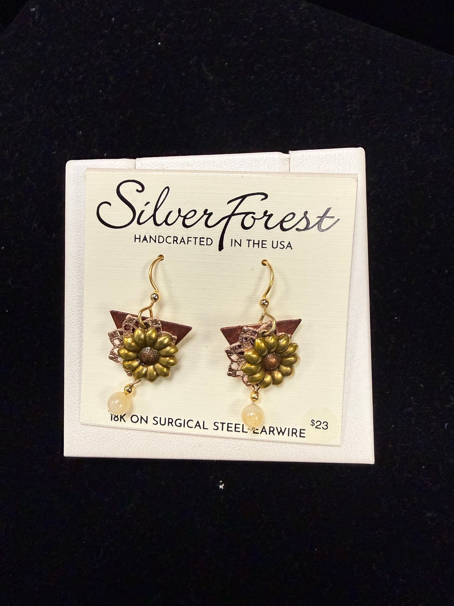 Silver Forest Earring