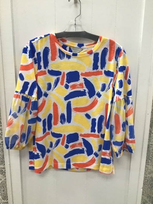 3/4 Lantern Sleeve Scoop Neck Top