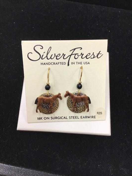 Silver Forest Earring