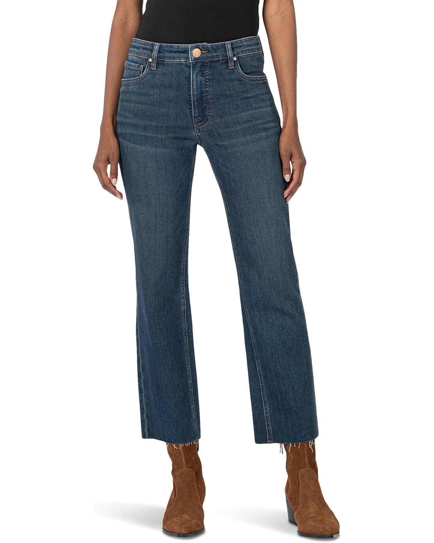 Kelsey High Rise Ankle Flare Jean