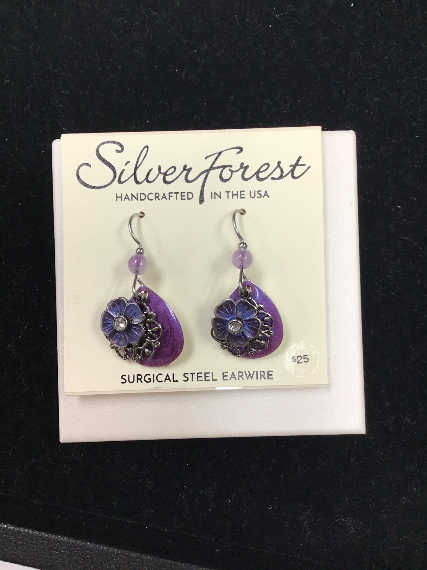 Silver Forest Earring