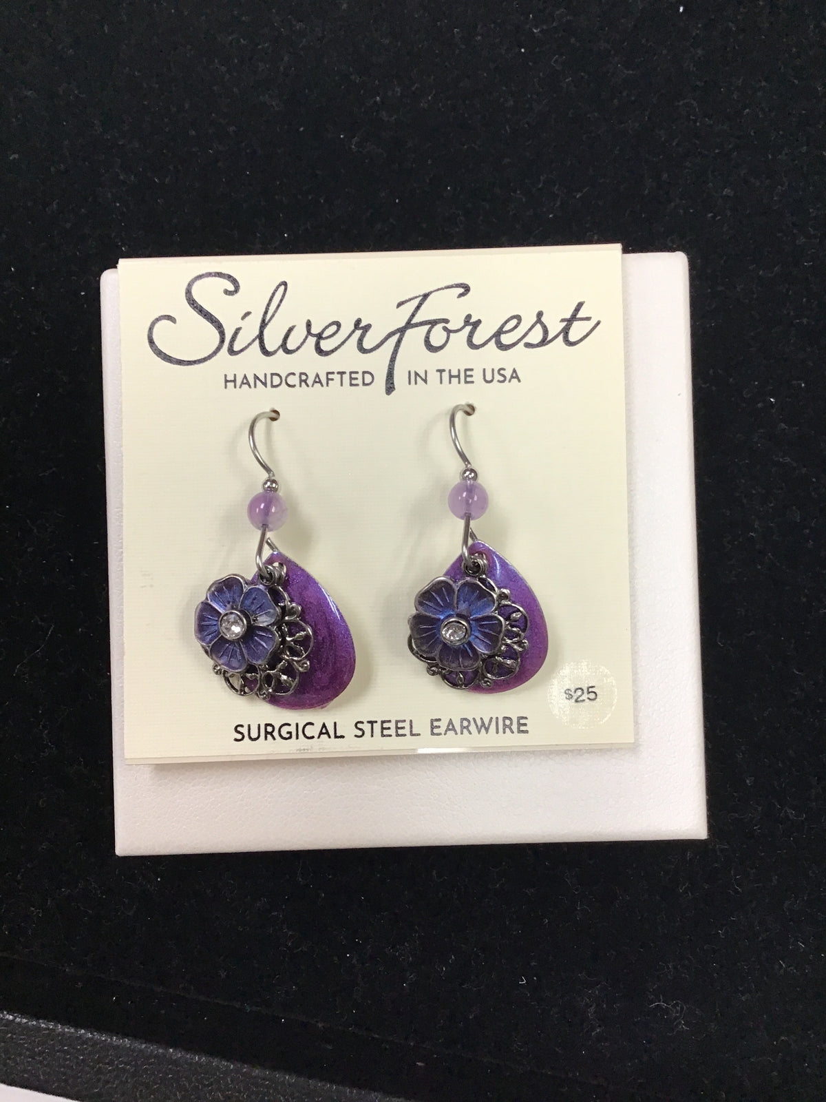Silver Forest Earring