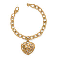 Contempo Medallion Heart Bracelet