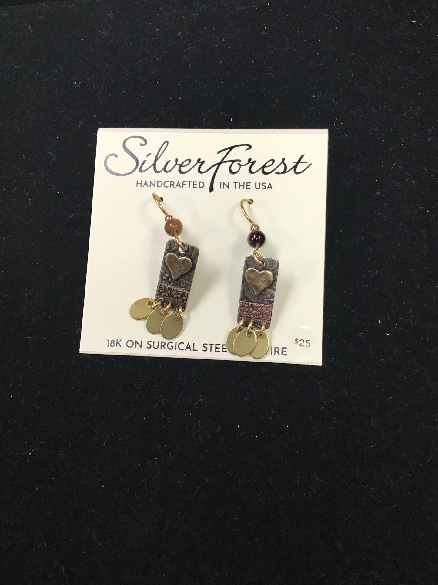 Silver Forest Earring