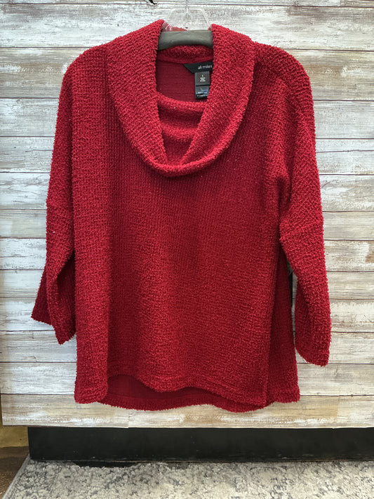 Pull-Over Sweater With Cowl Neck And Hoodie