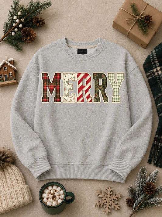 Festive Merry Sweatshirt