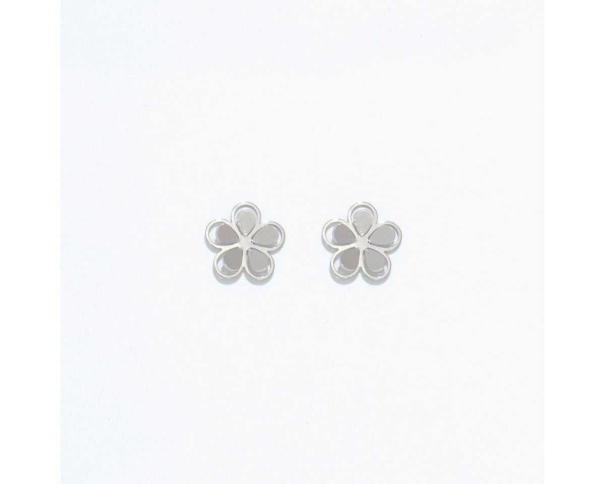 Silver Cutout Flowers
