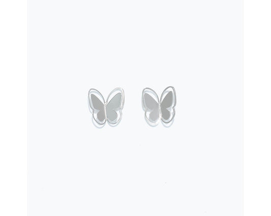 Cutout Silver Butterflies