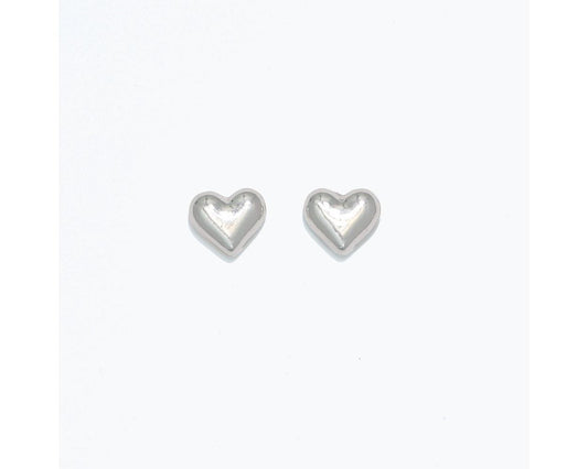 Polished Silver Heart