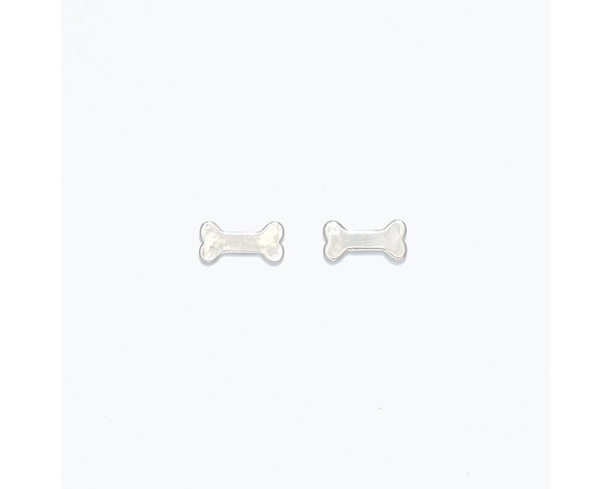 Cute Silver Dog Bone
